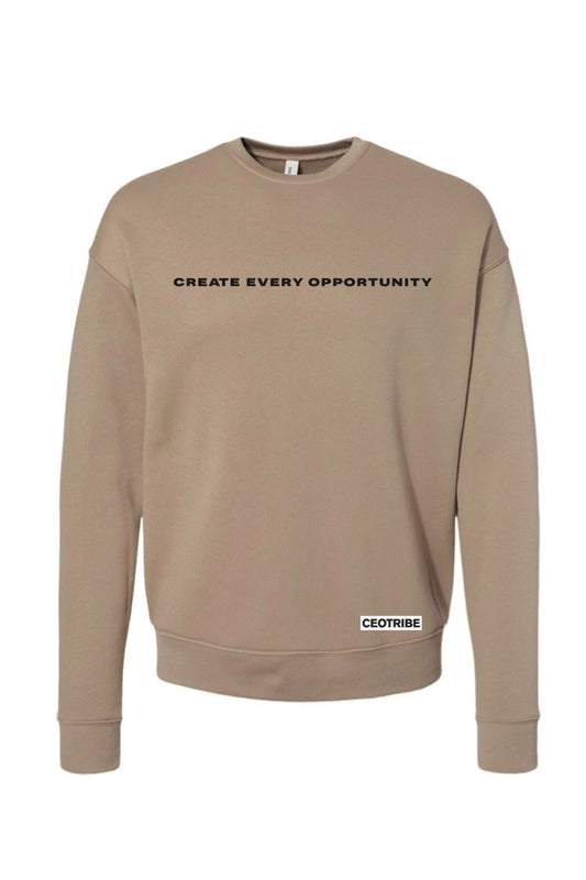 Create Every Opportunity Crewneck Sweatshirt - Nude