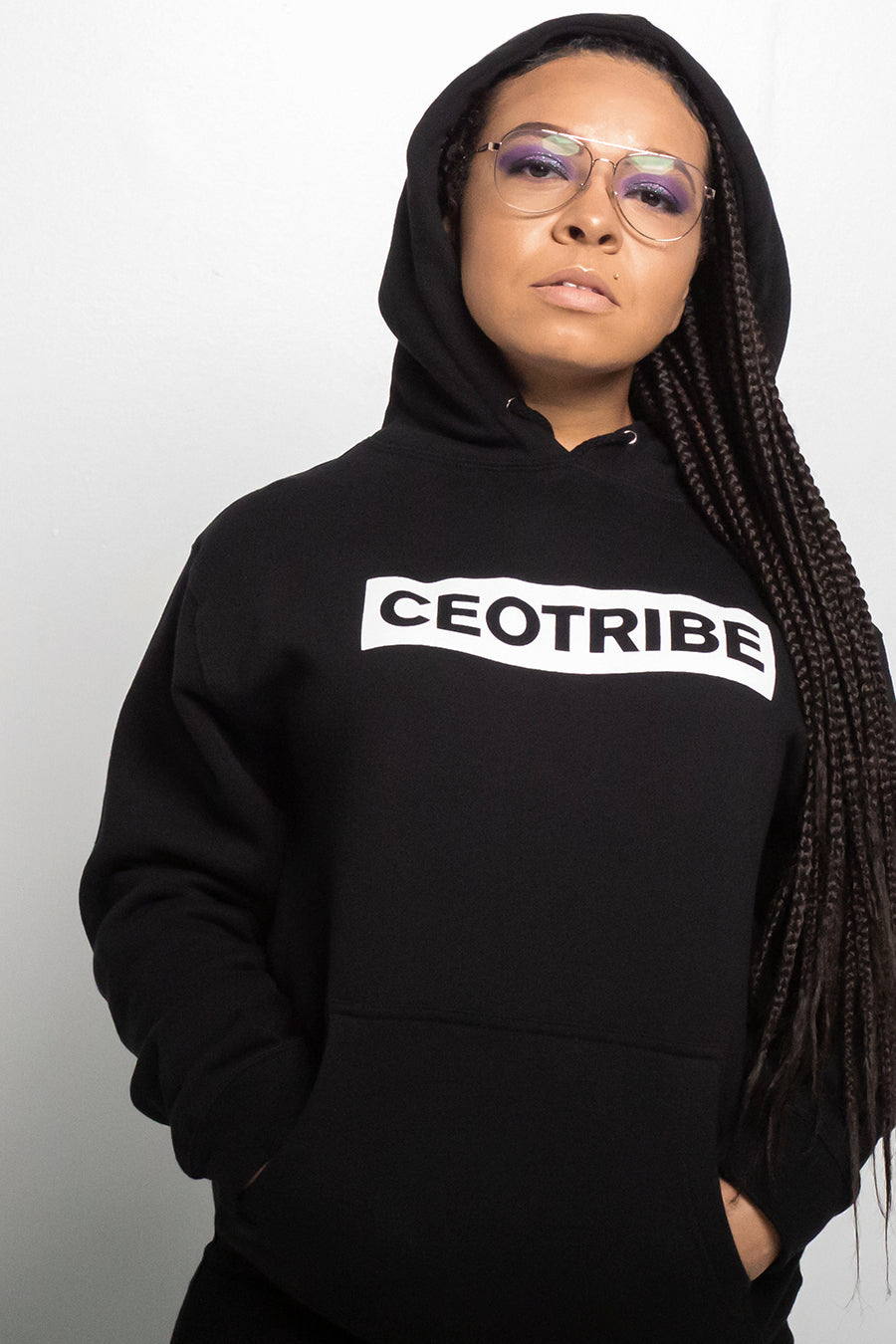 Ceotribe Hoodie - Black/White